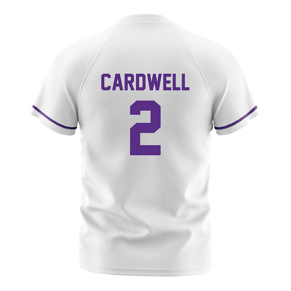 Northwestern - NCAA Women's Soccer : Liz Cardwell - White Soccer Jersey-1