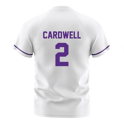 Northwestern - NCAA Women's Soccer : Liz Cardwell - White Soccer Jersey-1
