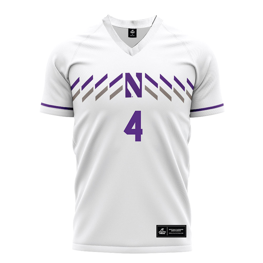 Northwestern - NCAA Men's Soccer : Dalton Bulowski - White Soccer Jersey-0
