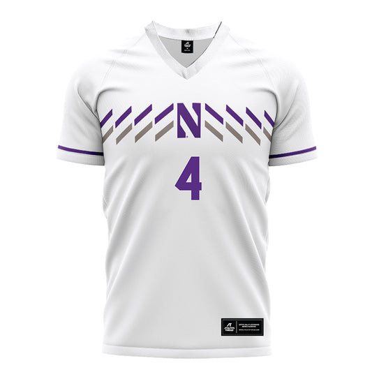 Northwestern - NCAA Men's Soccer : Dalton Bulowski - White Soccer Jersey-0