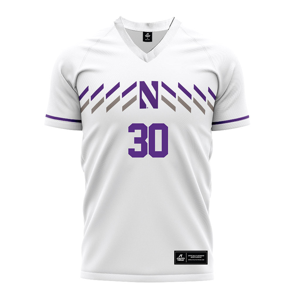 Northwestern - NCAA Women's Soccer : Caroline Roy - White Soccer Jersey