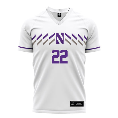 Northwestern - NCAA Women's Soccer : Olivia Elliott - White Soccer Jersey