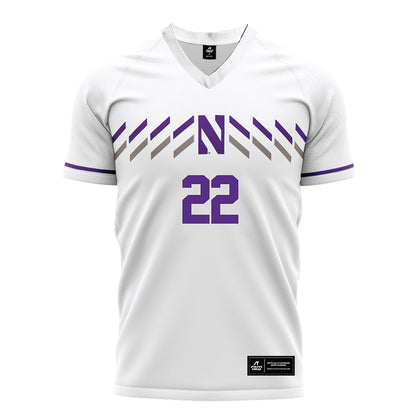Northwestern - NCAA Men's Soccer : Aidan Oneill - White Soccer Jersey-0