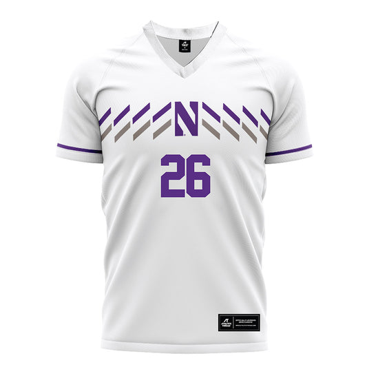 Northwestern - NCAA Women's Soccer : Brooke Miller - White Soccer Jersey