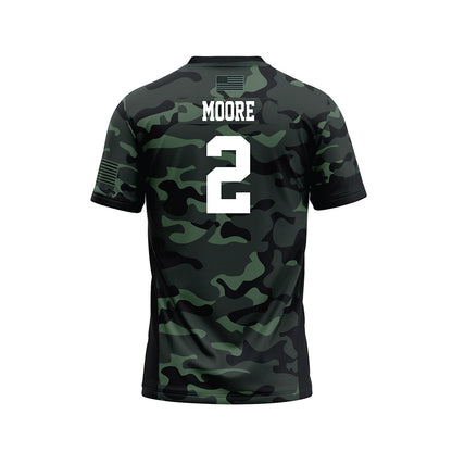 Hawaii - NCAA Football : Bronz Moore - Camo Football Jersey-1