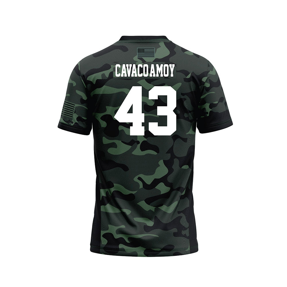 Hawaii - NCAA Football : Alika Cavaco-Amoy - Camo Football Jersey