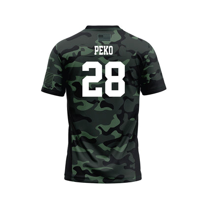 Hawaii - NCAA Football : Vaifanua Peko - Camo Football Jersey-1