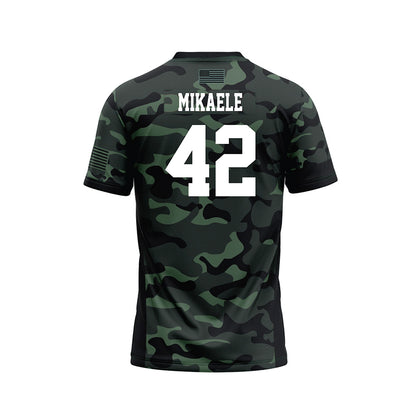 Hawaii - NCAA Football : Sitani Mikaele - Camo Football Jersey-1