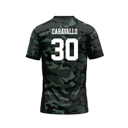 Hawaii - NCAA Football : Nazaiah Caravallo - Camo Football Jersey