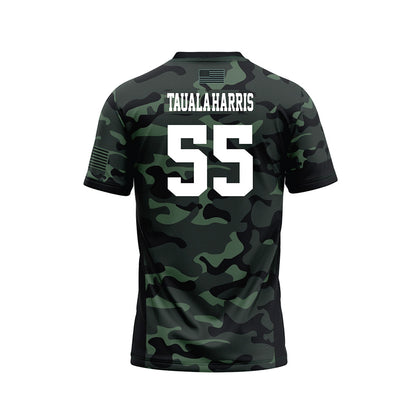 Hawaii - NCAA Football : Jay Tauala-Harris - Camo Football Jersey