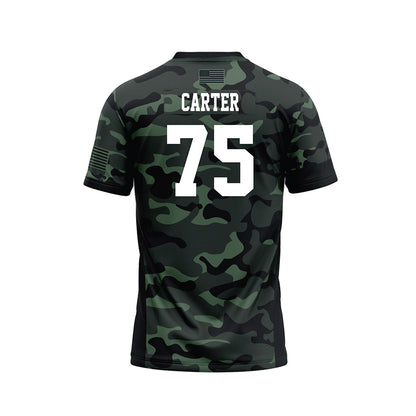 Hawaii - NCAA Football : Kaleb Carter - Camo Football Jersey-1