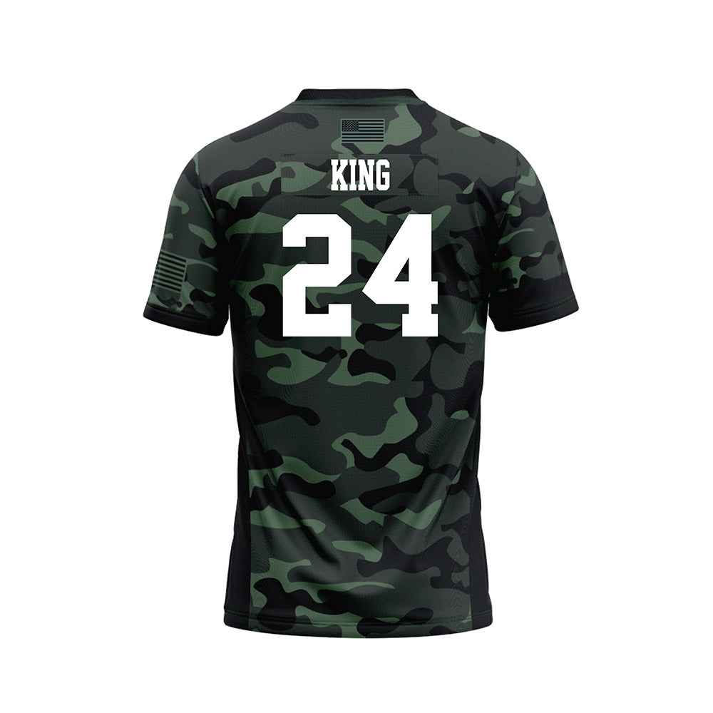 Hawaii - NCAA Football : Devyn King - Camo Football Jersey-1