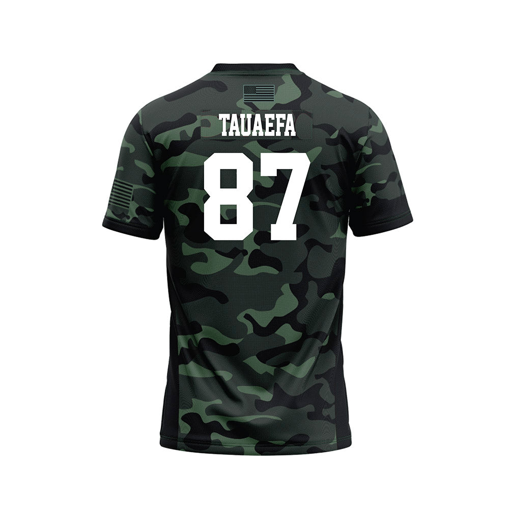 Hawaii - NCAA Football : Devon Tauaefa - Camo Football Jersey-1