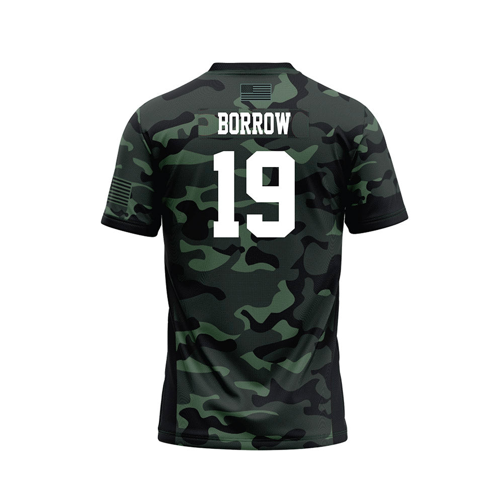 Hawaii - NCAA Football : Lucas Borrow - Camo Football Jersey