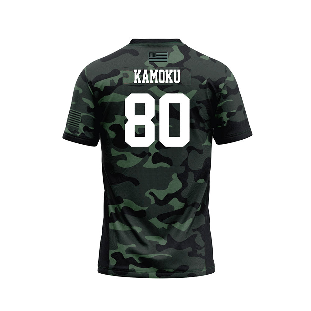 Hawaii - NCAA Football : Blaze Kamoku - Camo Football Jersey-1