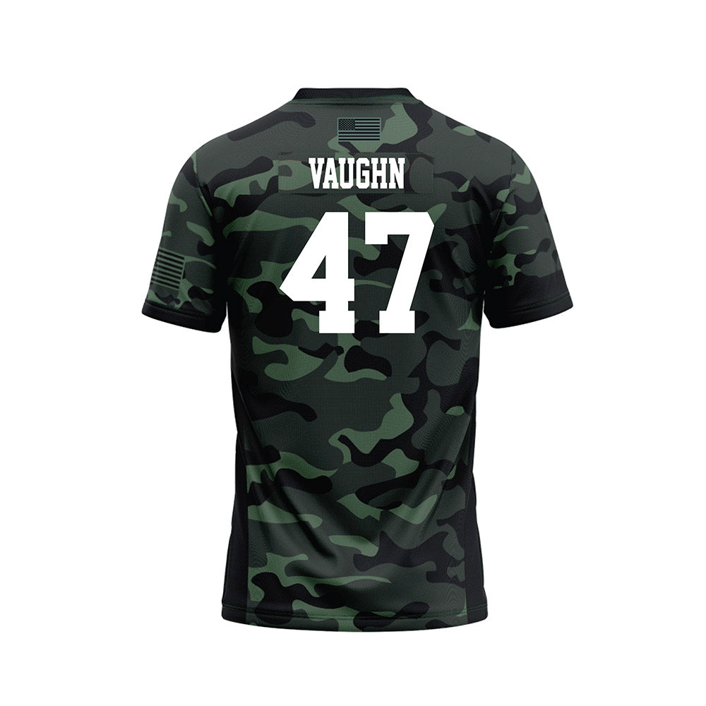 Hawaii - NCAA Football : Christian Vaughn - Camo Football Jersey-1