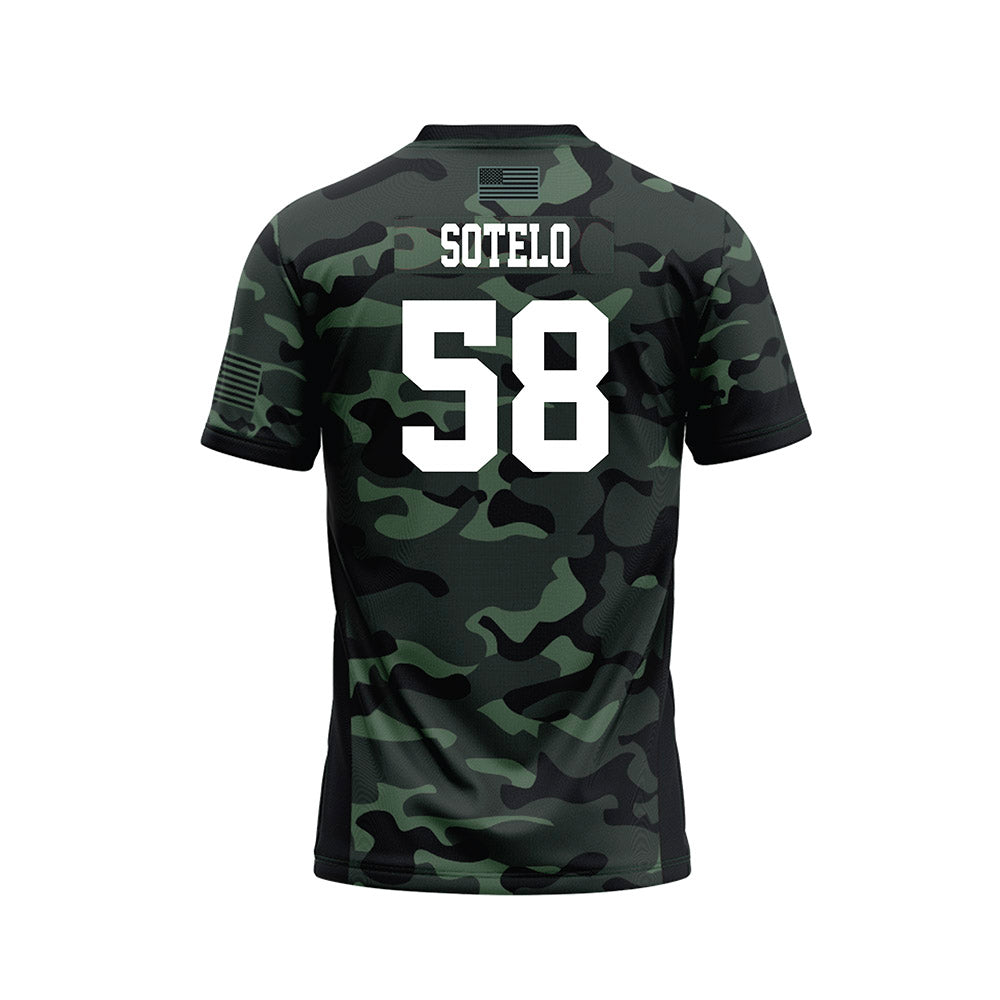 Hawaii - NCAA Football : Zhen-keith Sotelo - Camo Football Jersey