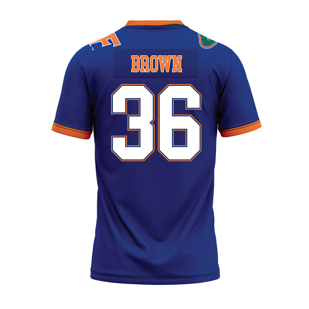 Florida - NCAA Football : Vincent Brown - Blue Football Jersey-1