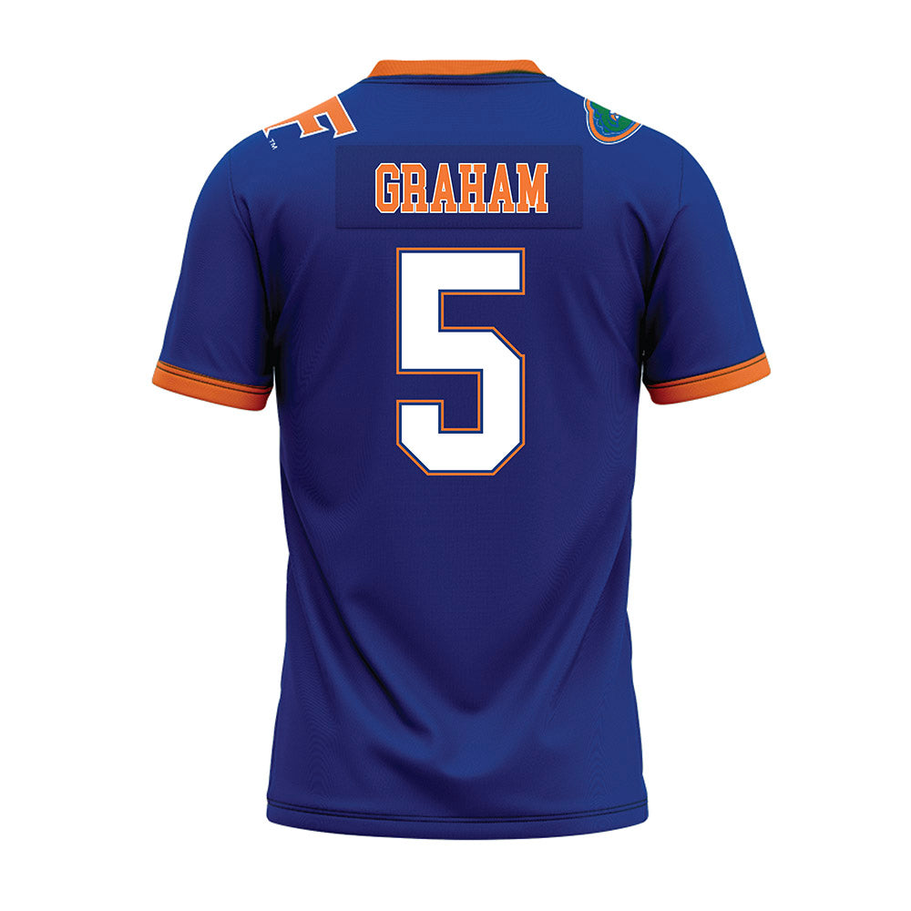 Florida - NCAA Football : Myles Graham - Blue Football Jersey