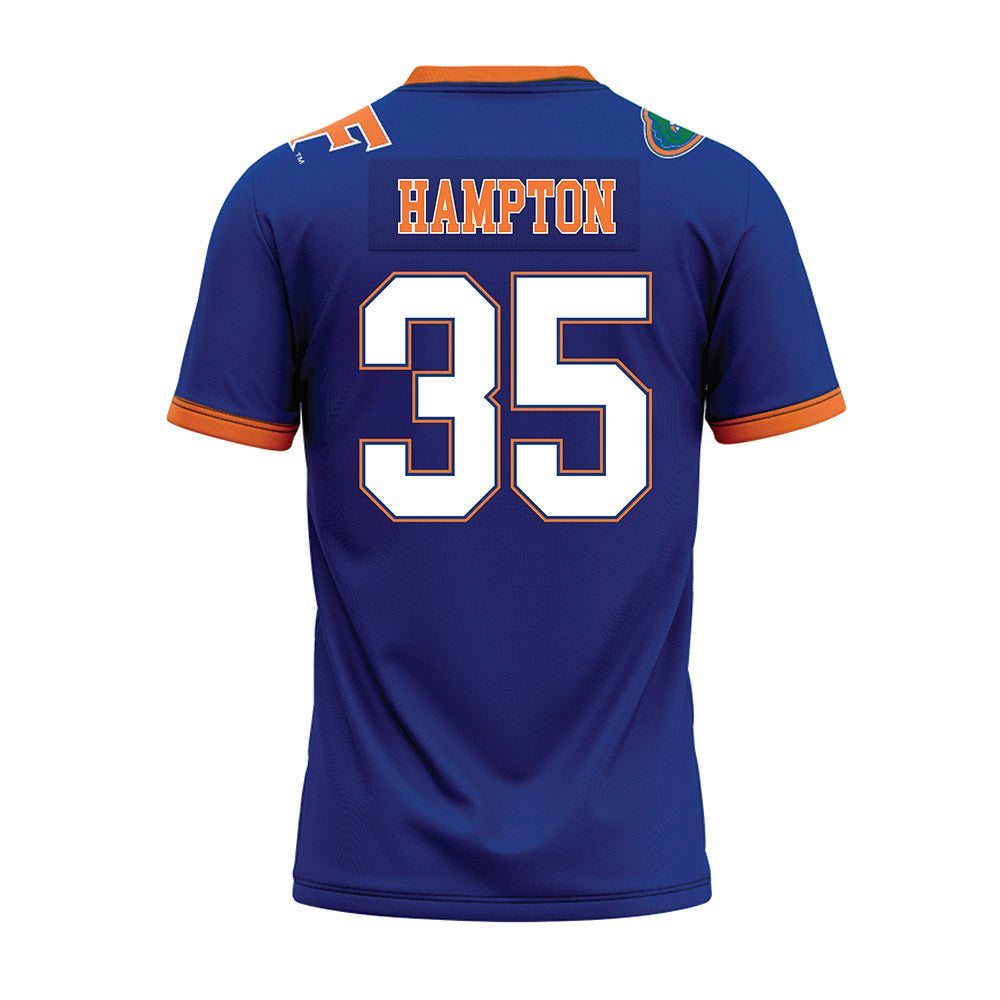 Florida - NCAA Football : DeBraun Hampton - Blue Football Jersey