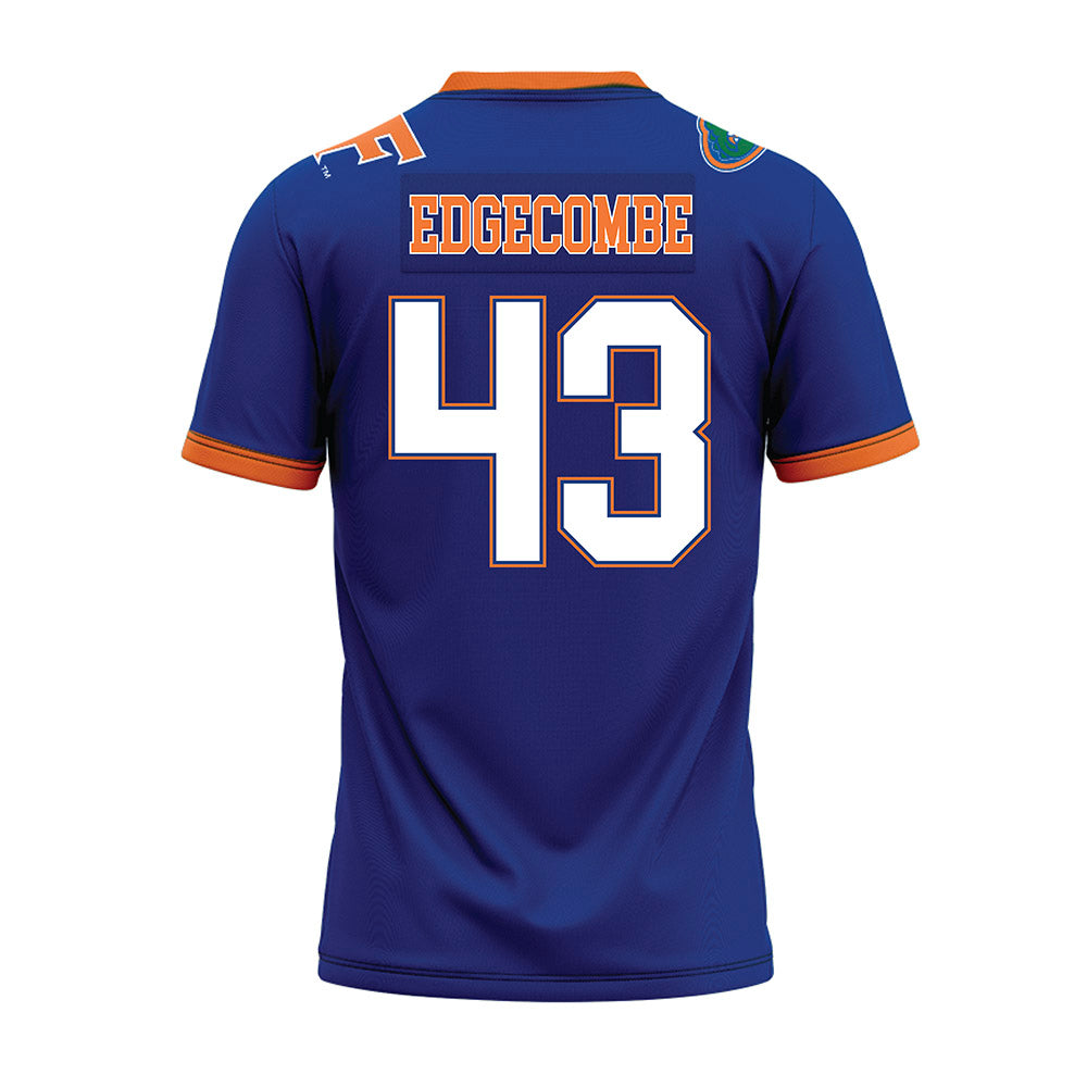 Florida - NCAA Football : Jaden Edgecombe - Blue Football Jersey