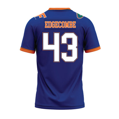 Florida - NCAA Football : Jaden Edgecombe - Blue Football Jersey