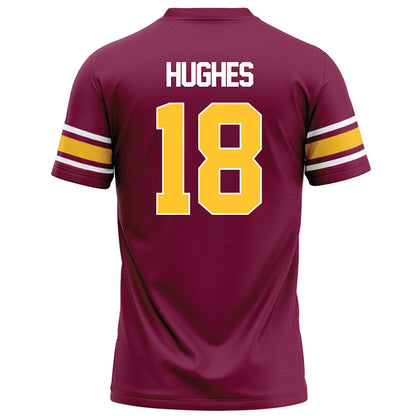 Arizona State - NCAA Football : Martell Hughes - Maroon Football Jersey