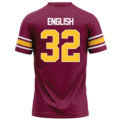 Arizona State - NCAA Football : Deric English - Maroon Football Jersey