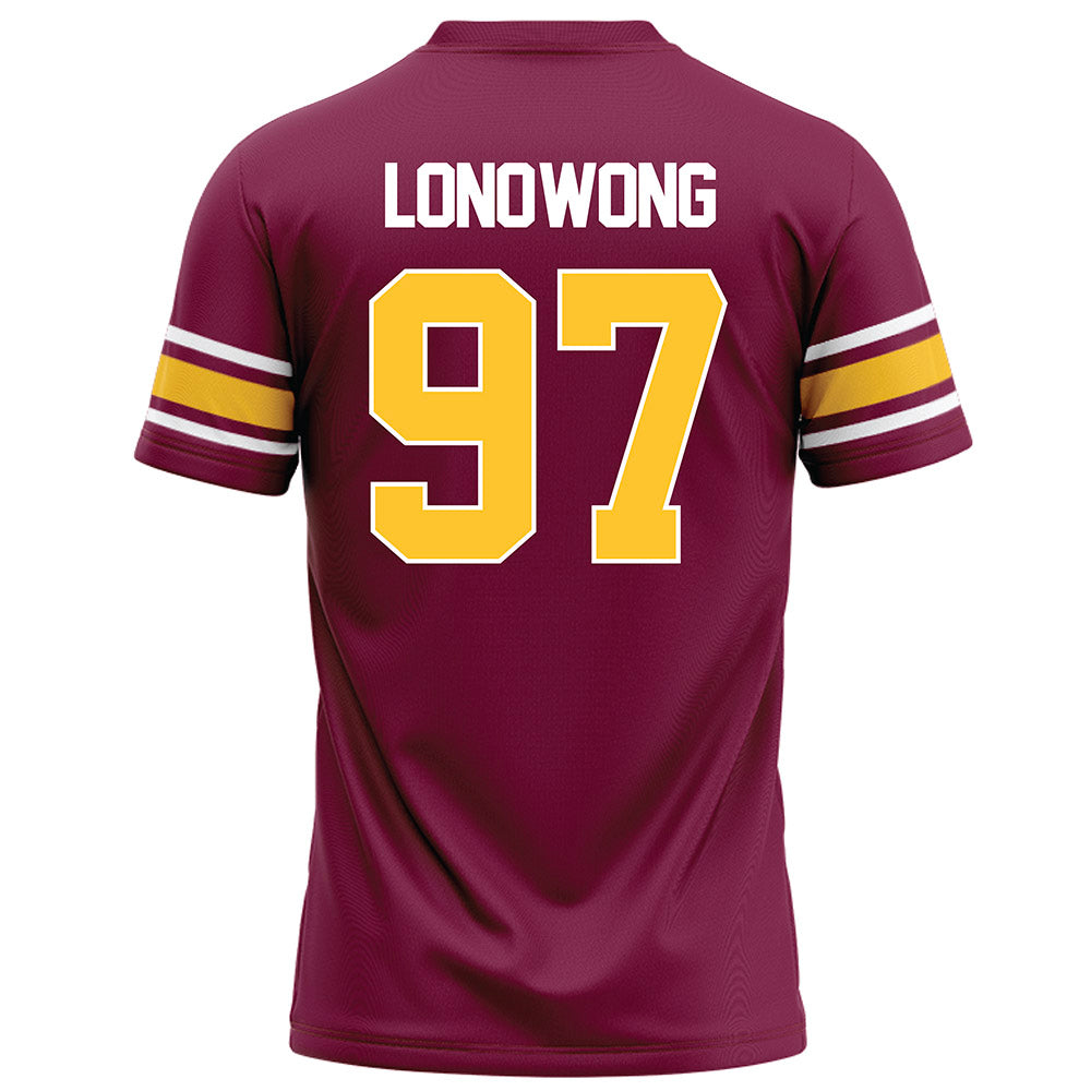 Arizona State - NCAA Football : Blazen Lono-Wong - Maroon Football Jersey-1