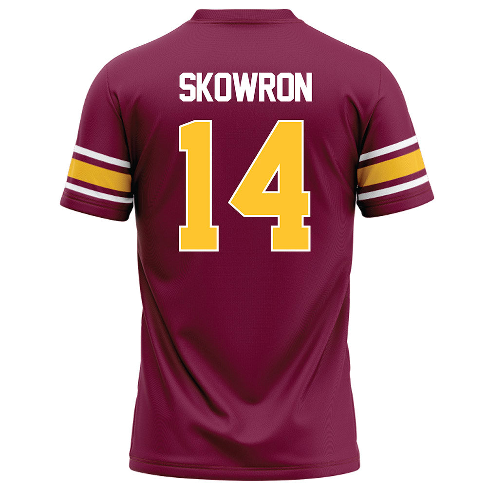 Arizona State - NCAA Football : Xavier Skowron - Maroon Football Jersey-1