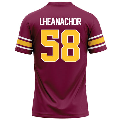 Arizona State - NCAA Football : Maxwell Lheanachor - Maroon Football Jersey-1