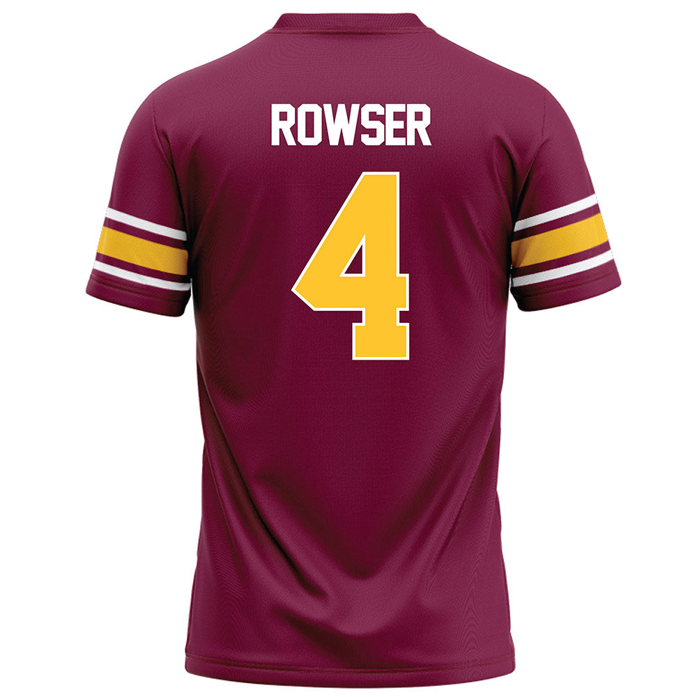 Arizona State - NCAA Football : Myles Rowser - Maroon Football Jersey-1