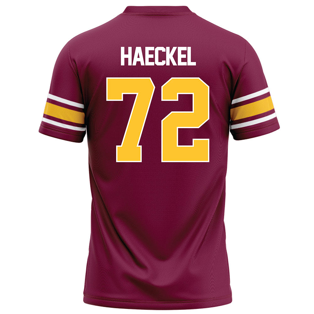 Arizona State - NCAA Football : Kaden Haeckel - Maroon Football Jersey