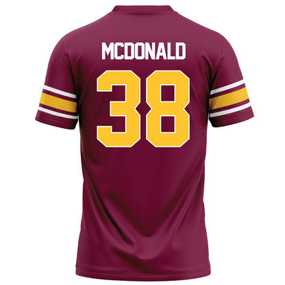 Arizona State - NCAA Football : Kyan McDonald - Maroon Football Jersey