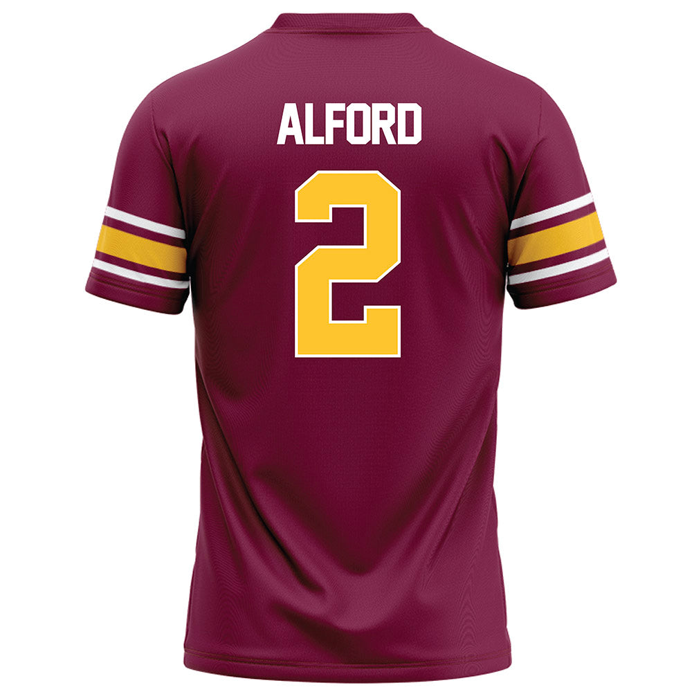 Arizona State - NCAA Football : Xavion Alford - Maroon Football Jersey