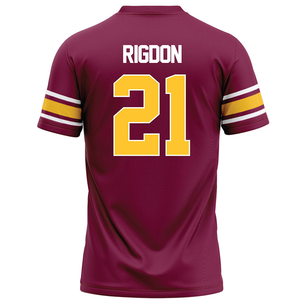Arizona State - NCAA Football : Grayson Rigdon - Maroon Football Jersey-1