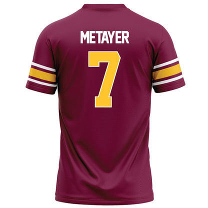 Arizona State - NCAA Football : Chamon Metayer - Maroon Football Jersey-1