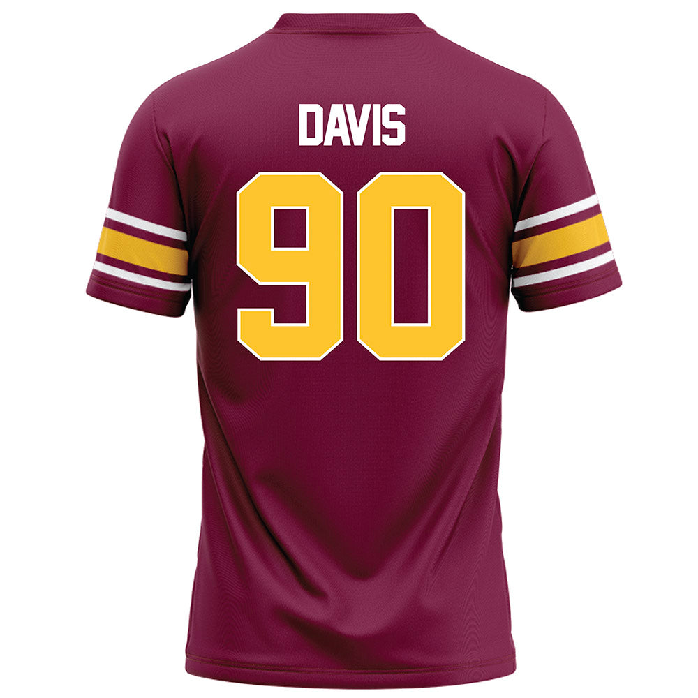 Arizona State - NCAA Football : Cade Davis - Maroon Football Jersey-1