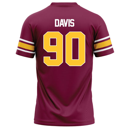 Arizona State - NCAA Football : Cade Davis - Maroon Football Jersey-1