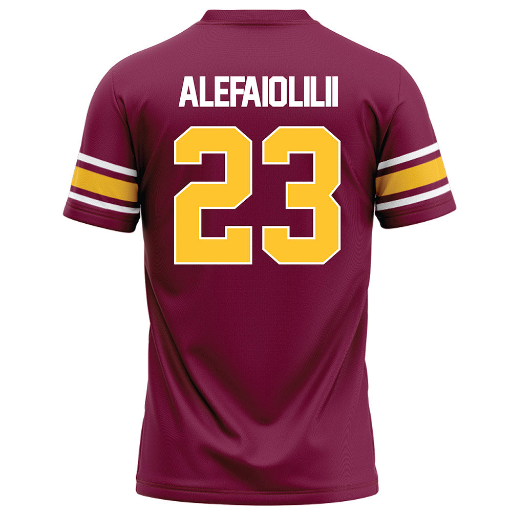 Arizona State - NCAA Football : Benjamin Alefaio-Lilii - Maroon Football Jersey-1