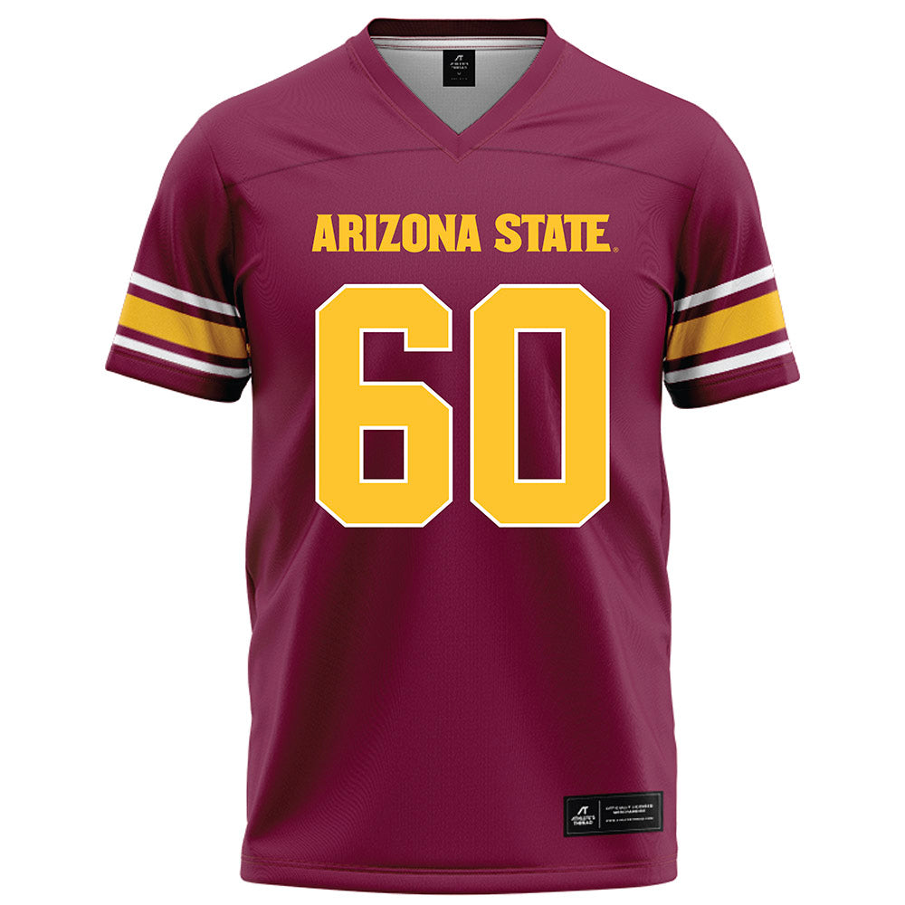 Arizona State - NCAA Football : Alexander Ruggeroli - Maroon Football Jersey-0