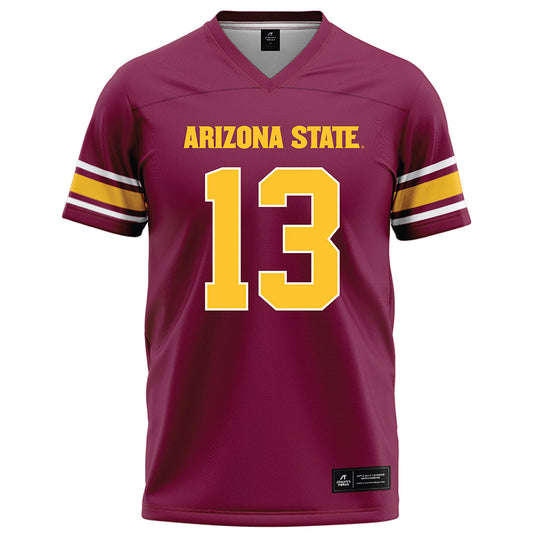 Arizona State - NCAA Football : Roman Pitre - Maroon Football Jersey