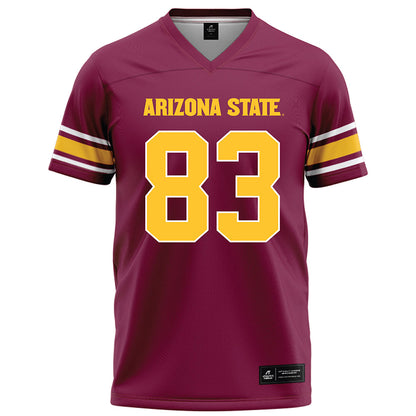 Arizona State - NCAA Football : Derek Eusebio - Maroon Football Jersey