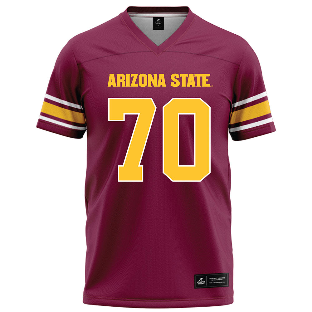 Arizona State - NCAA Football : Jalen Klemm - Maroon Football Jersey-0