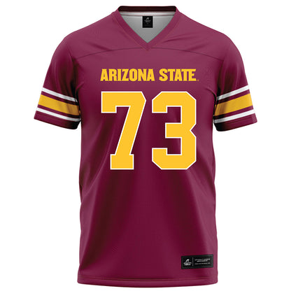 Arizona State - NCAA Football : Terrell Kim - Maroon Football Jersey