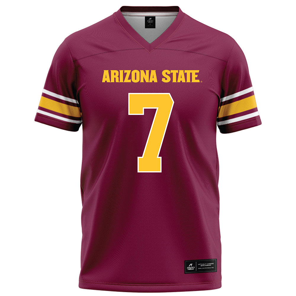 Arizona State - NCAA Football : Chamon Metayer - Maroon Football Jersey-0