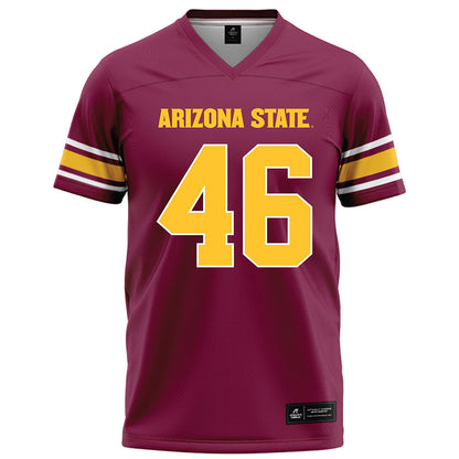 Arizona State - NCAA Football : Tommy Romano - Maroon Football Jersey-0