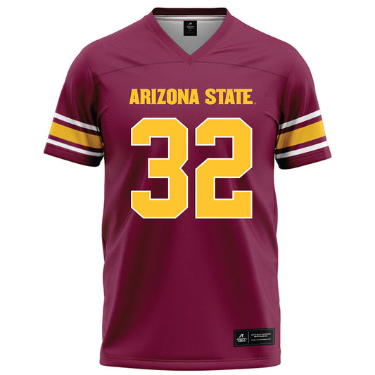 Arizona State - NCAA Football : Prince Dorbah - Maroon Football Jersey