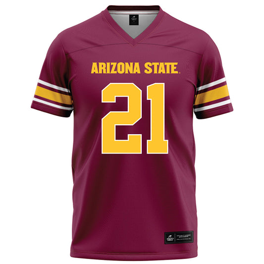 Arizona State - NCAA Football : Tony-Louis Nkuba - Maroon Football Jersey