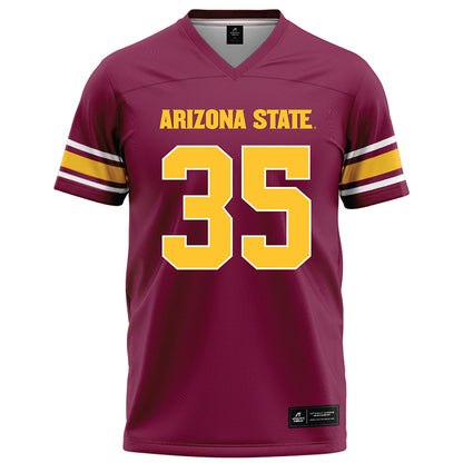Arizona State - NCAA Football : Jesus Gomez - Maroon Football Jersey-0